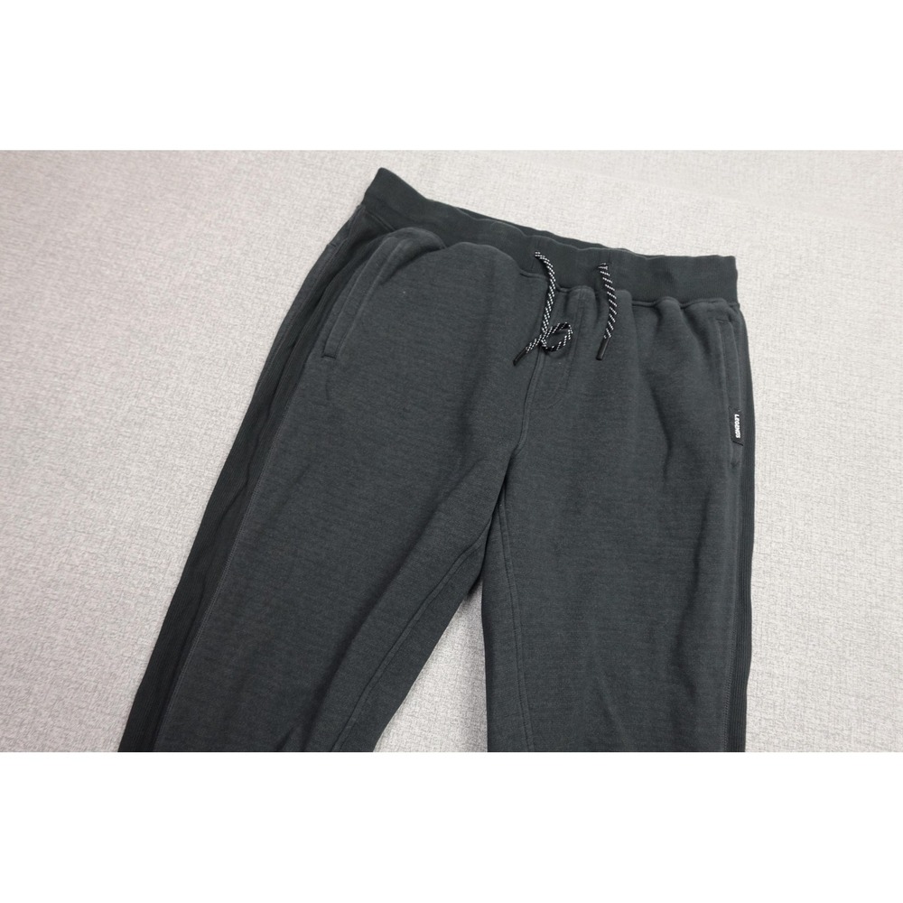 Legends Luka Sweatpants Mens XL Black Fleece Jogger Zip Pocket Stretch Athletic